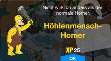 Hoehlenmensch Homer