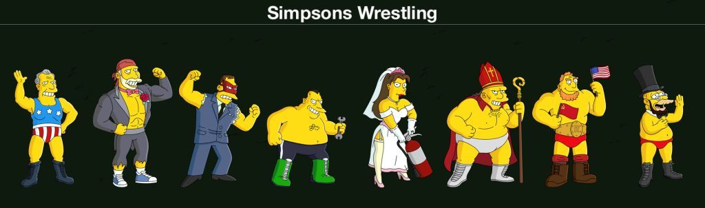 Simpsons Wrestling k