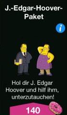 J Edgar Hoover Paket