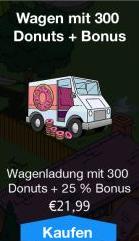 Wagen mit 375 Donuts