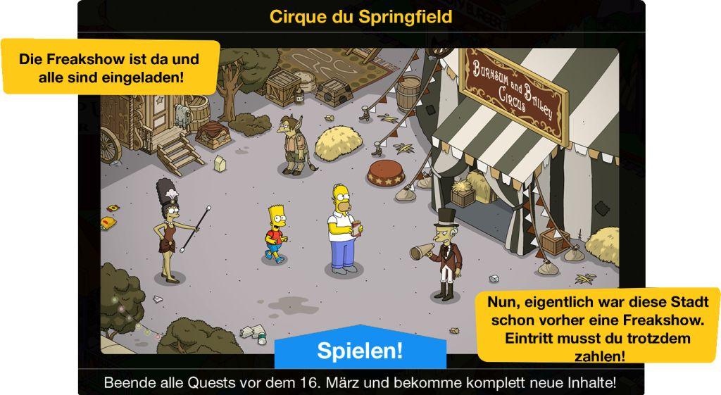 Cirque du Springfield Start
