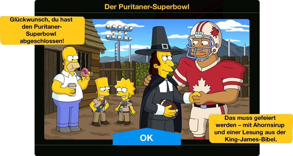 Der Puritaner Superbowl Ende