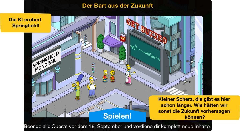 Der Bart aus der Zukunft Beginn