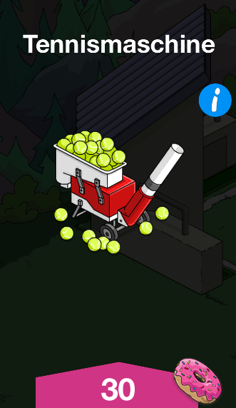 30 Tennismaschine