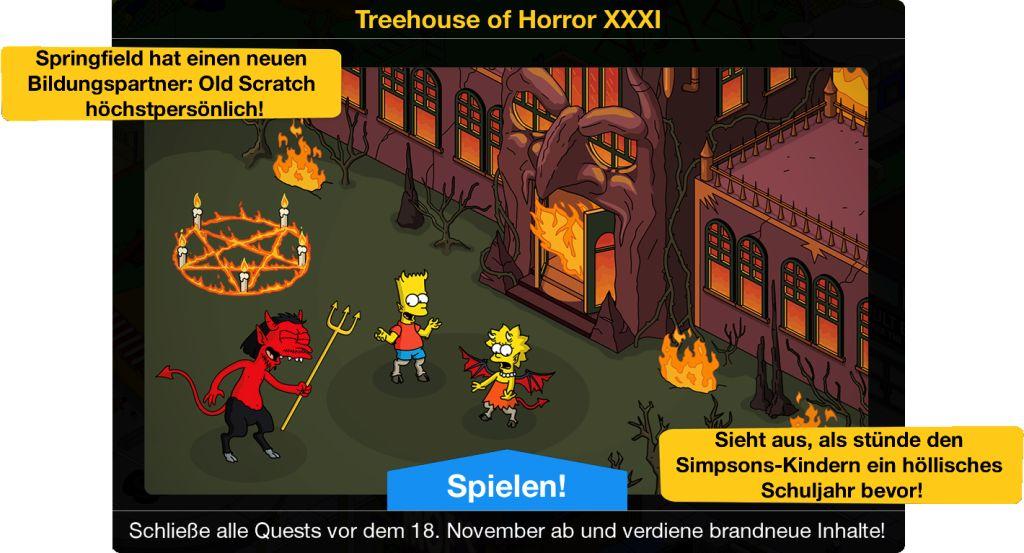 Treehouse of Horror XXXI Beginn